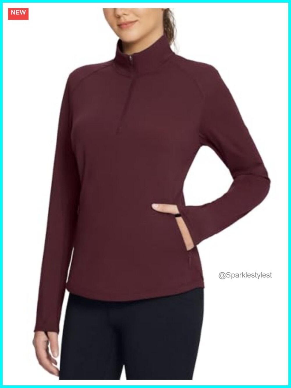 Fleece Pullover Jacket Water Resistant Half Zip Thermal Running Gear